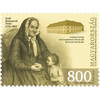 A képen a Brunszvik Teréz bélyeg látható.