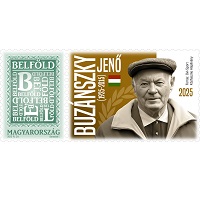 A képen a Buzánszky bélyeg látható.