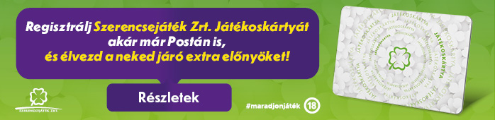 regisztrálj szerencsejáték zrt. játékoskártyát