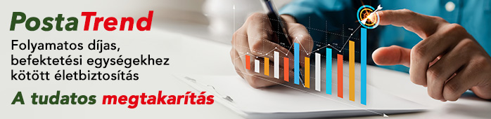Postatrend - Folyamatos díjas, befektetési egységekhez kötött életbiztosítás