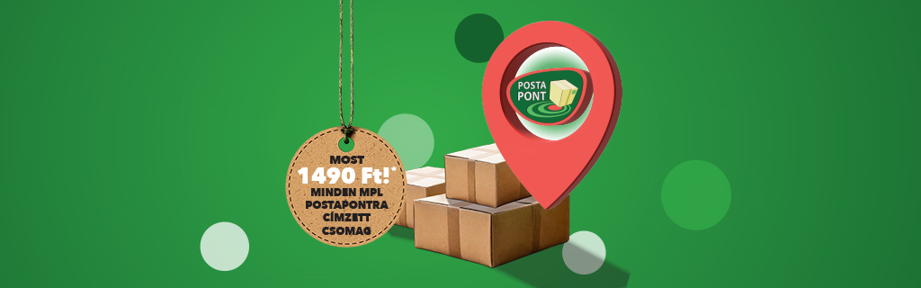 csomagfeladás szuper jó áron, most 1490 Ft minden MPL podtapontra címzett csomag