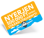 Nyerjen 500000 Ft értékű utazási utalványt!