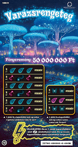 Varázsrengeteg - főnyeremény: 50 000 000 Ft