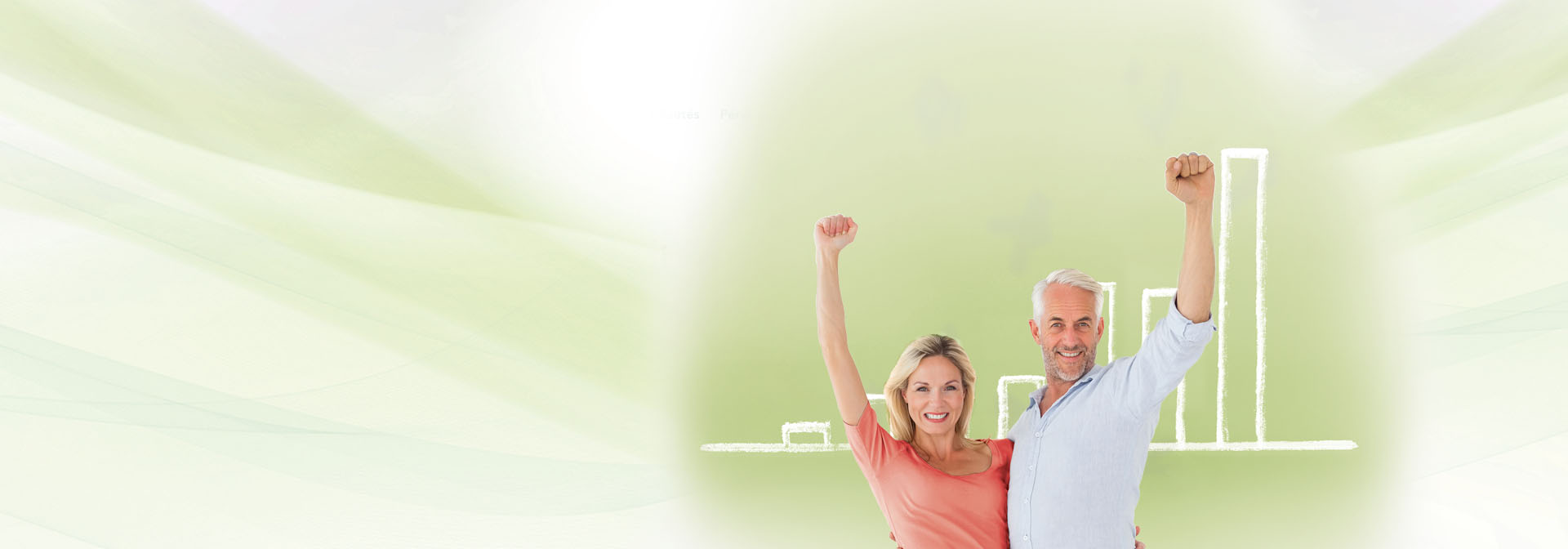 PostaTrendLendület - A képen egy férfi és egy nő látható, egyik kezüket magasba emelve