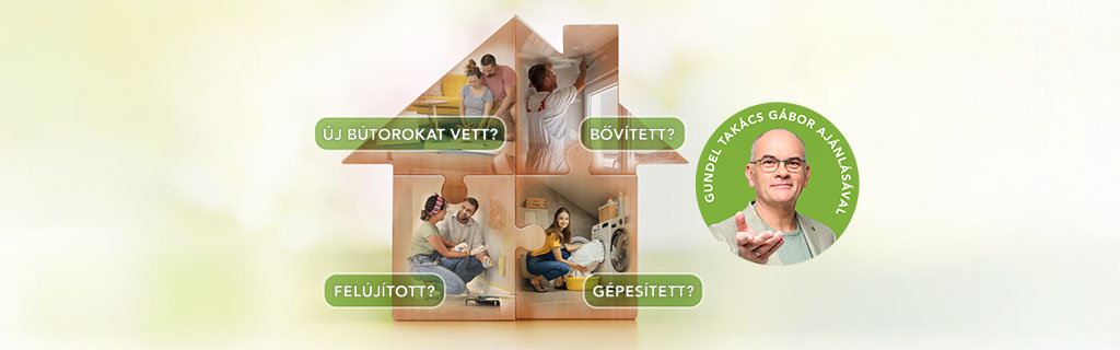 Új bútorokat vett? Bővített? Felújított? Gépesített? Gundel Takács Gábor ajánlásával.