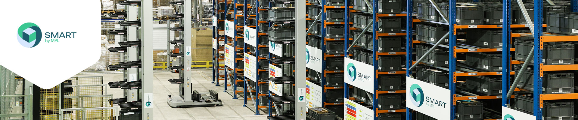 A képen a Magyar Posta egyik raktára látható